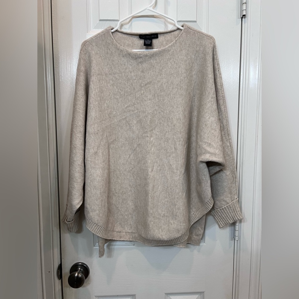 Joan Vass Cozy Cream Sweater